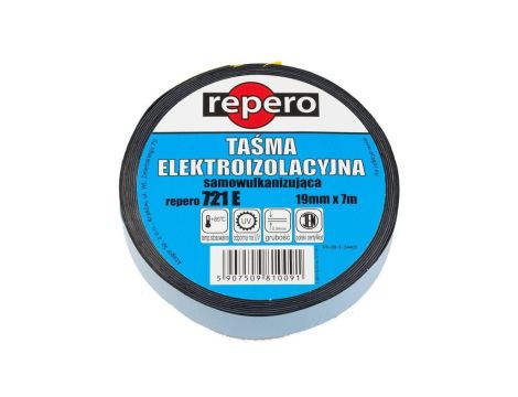 Taśma izolacyjna samowulkanizacyjna 19mm x 7m Repero 721E czarna
