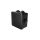 Puszka hermetyczna 100x100x50mm natynkowa z dławikami, bezhalogenowa, odporna na UV,zamknięcie na klik IP55 czarny