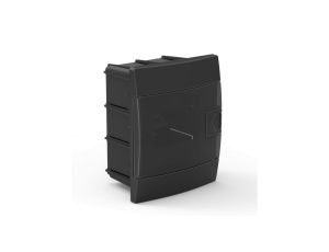 Rozdzielnica podtynkowa 4-modułowa 140x173x104mm czarna dymna 600.001.401 HOROZ ELECTRIC