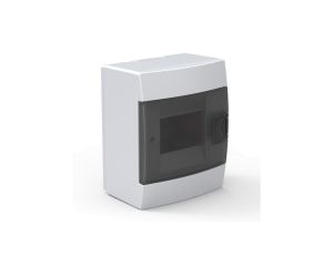 Rozdzielnica natynkowa 4-modułowa 140x173x104mm biała dymna 600.000.400 HOROZ ELECTRIC