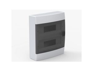 Rozdzielnica natynkowa 24-modułowa 286x340,5x112,5mm biała dymna 600.000.240 HOROZ ELECTRIC