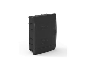 Rozdzielnica podtynkowa 16-modułowa 215x290,5x110mm czarna dymna 600.001.161 HOROZ ELECTRIC