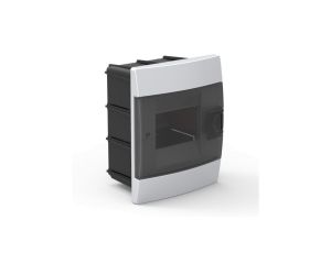 Rozdzielnica podtynkowa 4-modułowa 140x173x104mm biała dymna 600.000.401 HOROZ ELECTRIC