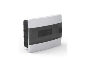 Rozdzielnica podtynkowa 12-modułowa 285x223x110mm biała dymna 600.000.121 HOROZ ELECTRIC