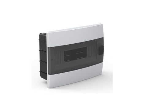 Rozdzielnica podtynkowa 12-modułowa 285x223x110mm biała dymna 600.000.121 HOROZ ELECTRIC