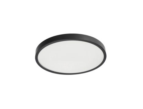 Plafon LED PERETI 24W czarny pierścień 35cm, 3000K barwa ciepła, 2400lm, IP44, 220-240V EDO777616 EDO Solutions