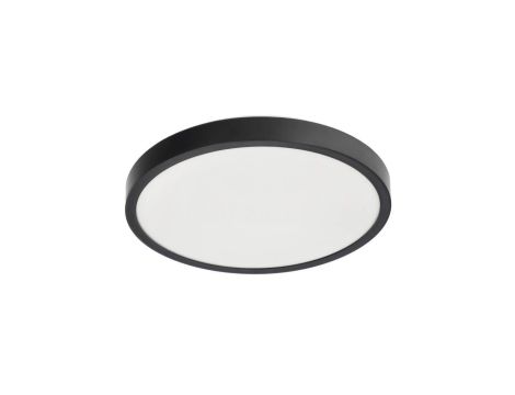 Plafon LED PERETI 18W czarny pierścień 29,5cm, 4000K barwa neutralna, 1800lm, IP44, 220-240V EDO777609 EDO