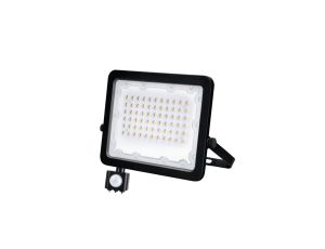 Naświetlacz LED GALAXI 50W 5000lm barwa ciepła 3000K IP65 czarny z czujnikiem LFL252S
