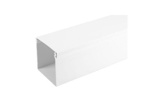 KORYTO KABLOWE LISTWA KANAŁ KABLOWY KORYTKO Z POKRYWĄ 100x100 2M (4/EB/KK 100x100)