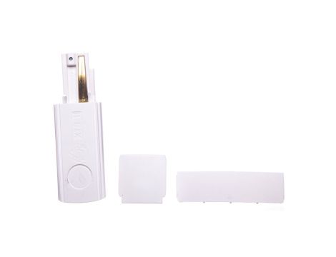 Lewostronny element zasilający dla połączenia zasilania z zaślepką biały ZRS750 EPSL WH 8711559381145 910500187215