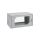 SZAFA WISZĄCA RACK SZAFKA SERWEROWA 19 6U 350 mm SZARA Z SZYBĄ HARTOWANĄ 5-19/06U-350/W111/01