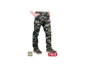 Spodnie BHP robocze do pasa YES moro TRWAŁE rozmiar 52