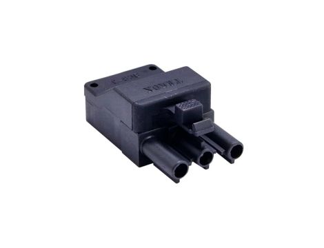 Złączka wtykowa elektryczna z blokadą BCS-3/M2-N (męska 3-polowa czarna)