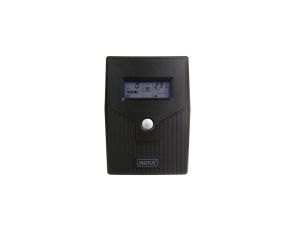 UPS Line-Ineractive LCD BASIC, 800VA/480W, 1x12V/9A, AVR, 2x Schuko CEE 7/3 DN-170064-LCD-B