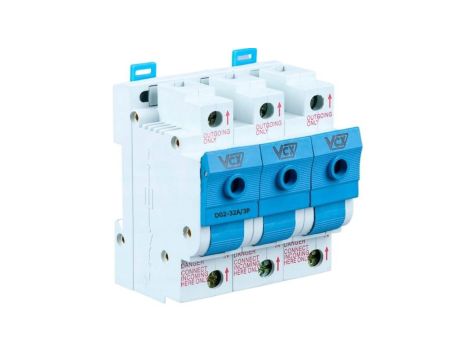 Podstawa bezpiecznikowa D02 3P rozłącznik do wkładek bezpiecznikowych D02