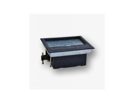Puszka podłogowa 8-modułowa do montażu osprzętu 22,5x45 (45x45) EM/FLB-SCF169P