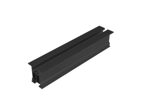 Profil aluminiowy bez ścianek bocznych z kanałem na śrubę teową i wpust - E-67-2220-CZ