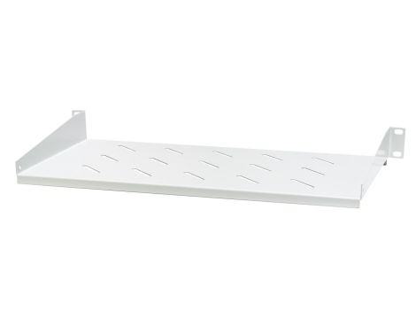 półka stała 19, 1U, o gł. 250 mm., mocowana z przodu RAL 7044 szary, EM/JE06-250