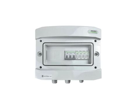 Rozdzielnica przył. AC hermetyczna IP65 EMITER z ogranicznikiem przepięć AC Noark typ 2, 40A 3-F EM-112N_AC