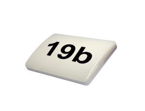 Oprawa LED natynkowa ZORIA z numerem domu i czujnikiem zmierzchu 12W, IP65, 4000K