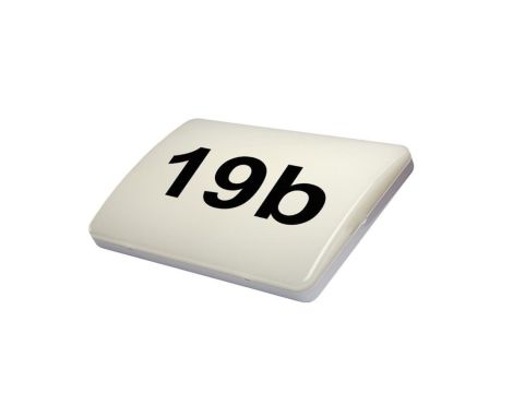 Oprawa LED natynkowa ZORIA z numerem domu i czujnikiem zmierzchu 12W, IP65, 4000K