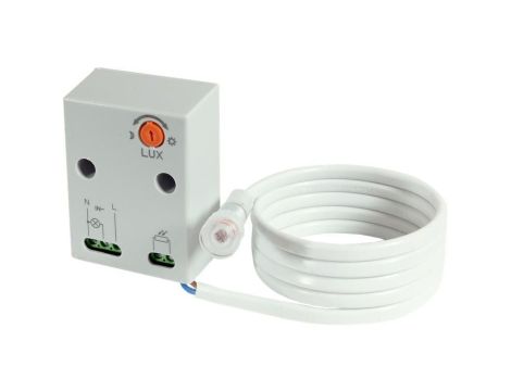 Czujnik zmierzchu z wyprowadzoną sondą, 15A, IP65, natynkowy