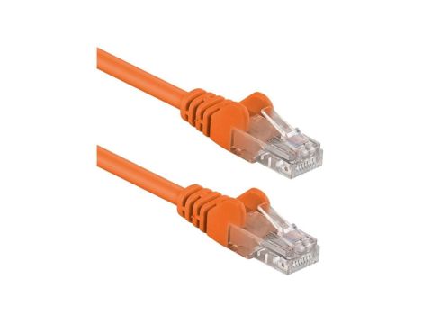 patchcord Cat5e UTP CCA pomarańczowy /3 m/