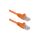 patchcord Cat5e UTP CCA pomarańczowy /3 m/