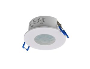 Czujnik ruchu PIR, 360, 1200W, okrągły, podtynkowy