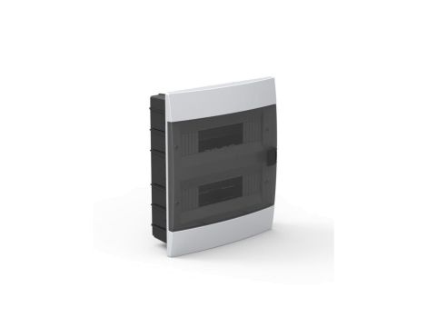 Rozdzielnica podtynkowa 24-modułowa 286x340,5x112,5mm biała dymna 600.000.241 HOROZ ELECTRIC