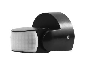 Czujnik ruchu PIR, 360/180, 1200W, IP65, natynkowy, czarny