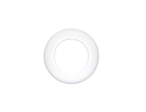 Ramka pojedyncza do serii Retro, plastikowa biała