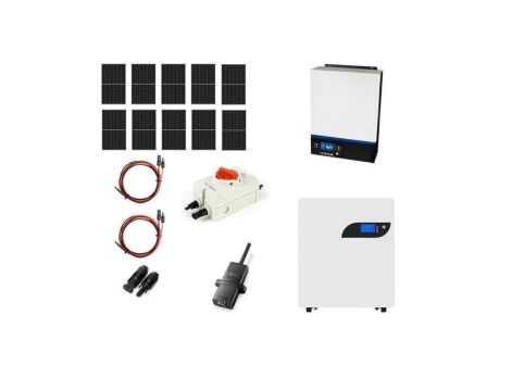 Hybrydowy zestaw solarny off-grid ESB-10kW-48 MPPT 10xPV Mono bateria BOX 5kWh