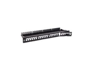 Patch Panel na 24x Keystone z wyjmowanymi sekcjami