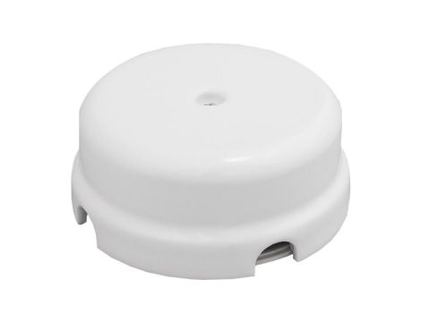 Puszka instalacyjna natynkowa mała Retro ceramic, biała