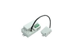 Mikrofalowy czujnik ruchu MINI z wyprowadzoną sondą, 360/180, 1200W, natynkowy