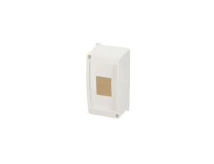 Rozdzielnica natynkowa S-4 okienko - bez klapki biała EDO777834 EDO