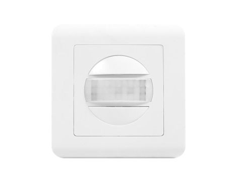 Czujnik ruchu PIR do instalacji w puszce, 160, 300W, biały