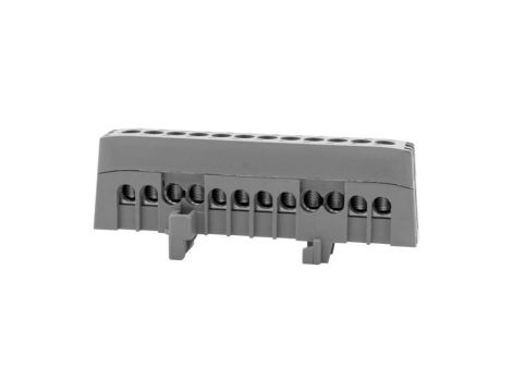 Listwa prądowa ZPI 12-modułowa 12x16mm2 - szara IP20