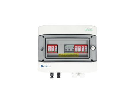 Rozdzielnica przył. DCAC herm. EMITER z ogranicznikiem przepięć DC Dehn 1000V typu 2, 1 x łańcuch PV, 1 x MPPT, EM-40_DCAC