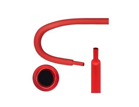 Rurka termokurczliwa RTS 38,1/19,1mm czerwona 1m