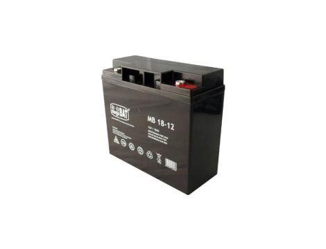 Akumulator 18Ah 12V MB 18-12 M5 AGM MegaBat