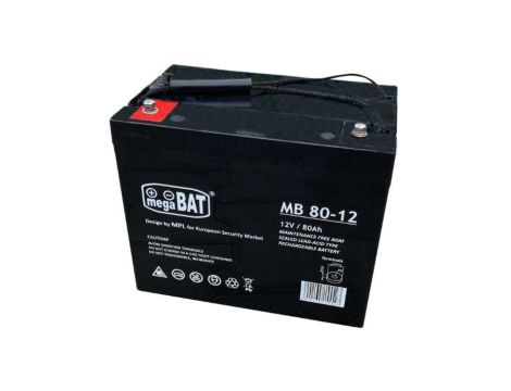Akumulator VRLA AGM 12V 80Ah MB 80-12 M6