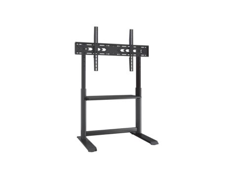 stojak podłogowy do telewizora (TV) 60-86 cali regulowany z półką AV