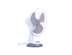 Wentylator biurkowy średnica 30 cm biały 30W 3 prędkości przewód 1,5m VO0024