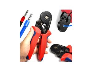 Zaciskarka praska do konektorów końcówek kabli i przewodów