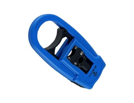 Kompaktowy ściągacz izolacji z ostrzem tnącym do wszelkiego rodzaju kabli koncentrycznych ALANTEC