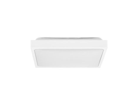 Plafon kwadratowy natynkowy LED 18W 1800lm 6500K IP44 biały barwa CW biała zimna V-TAC VT-8618W-SQ