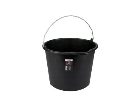 Wiadro budowlane ogrodowe gospodarcze 16L z uchwytem i lejkiem Schmith