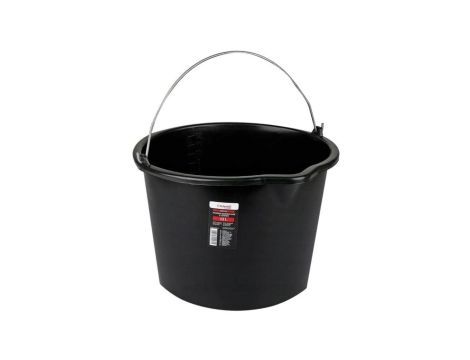 Wiadro budowlane ogrodowe gospodarcze 12L z uchwytem i lejkiem Schmith